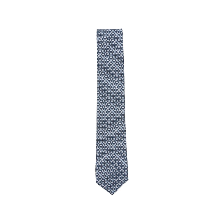 Ferragamo Gancini Floral-print Tie