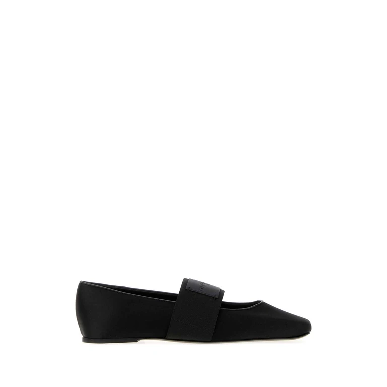 Givenchy Black Satin Ballerinas Ballerine - Women