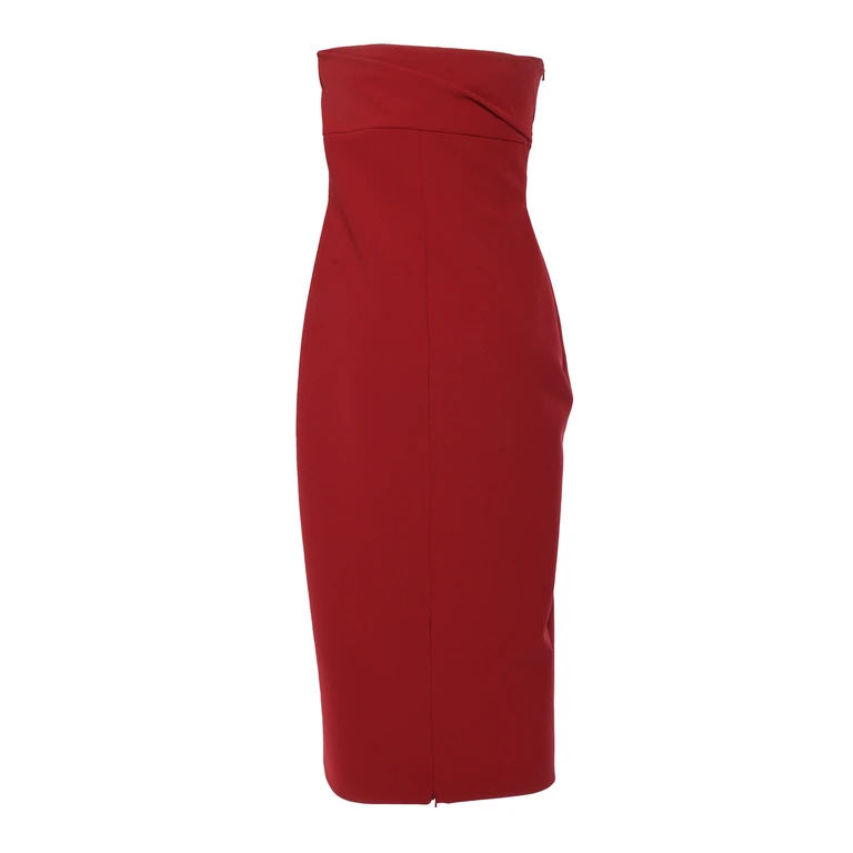 Philosophy di Lorenzo Serafini Red Midi Dress