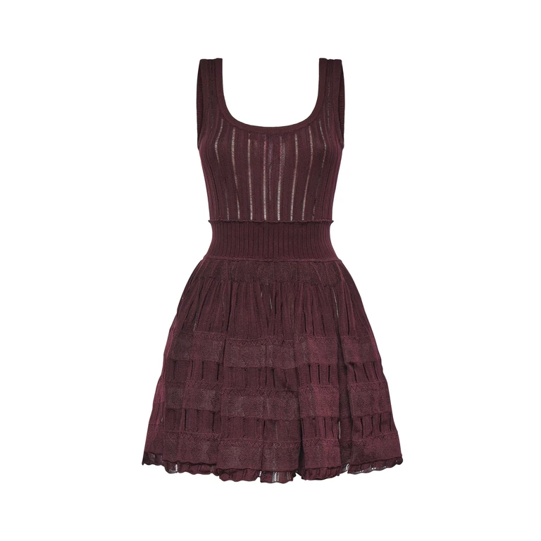 Alaia Dresses Bordeaux - Women
