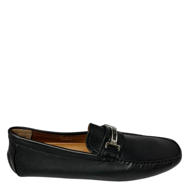 Bally Drulio Perforated Leather Penny Loafers