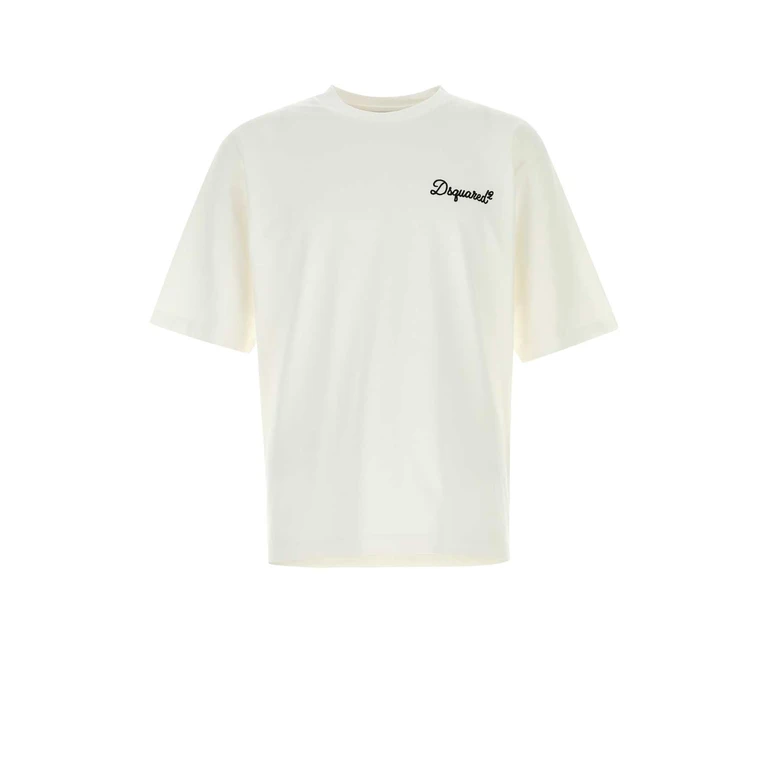 Dsquared2 S74gd1525d20106 100 White Exterior: Cotton T-shirt