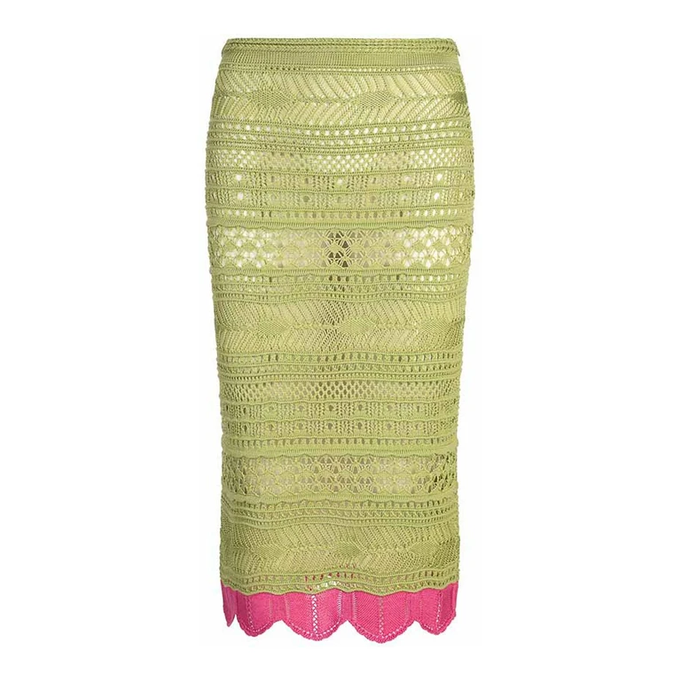 Roberto Cavalli Jupe Midi - Vert