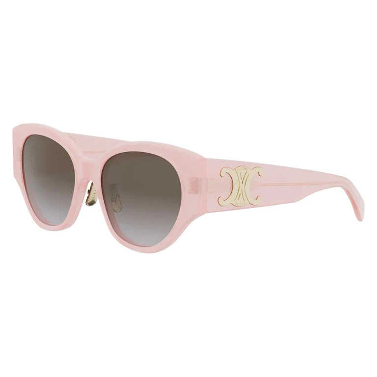 Celine Smoke Gradient Oval Ladies Sunglasses CL40328F 72B 55