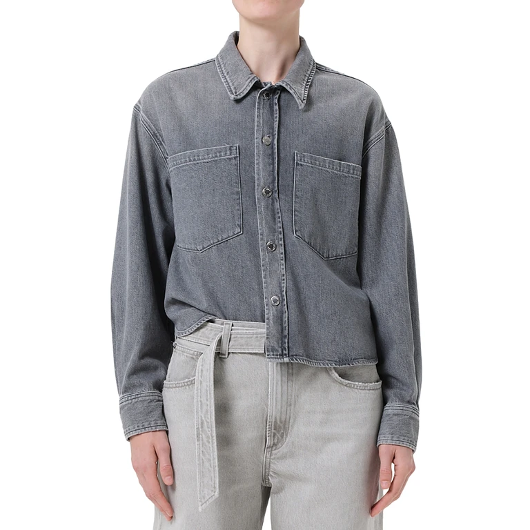Agolde Juna Cropped Shirt