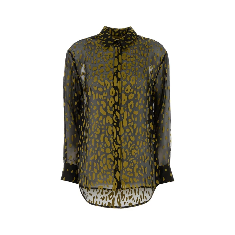 Ferragamo Expressobrasswood Exterior: Silk Viscose Maglie