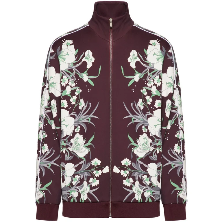 Valentino Garavani Graphic-Print Zip-Fastening Jacket
