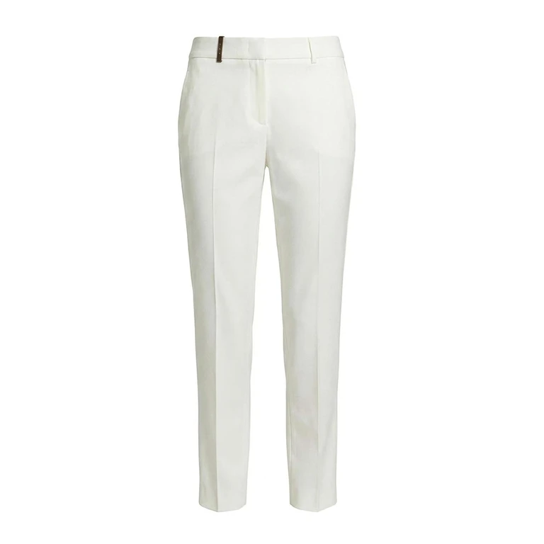 Peserico Pantalons Décontractés - Blanc