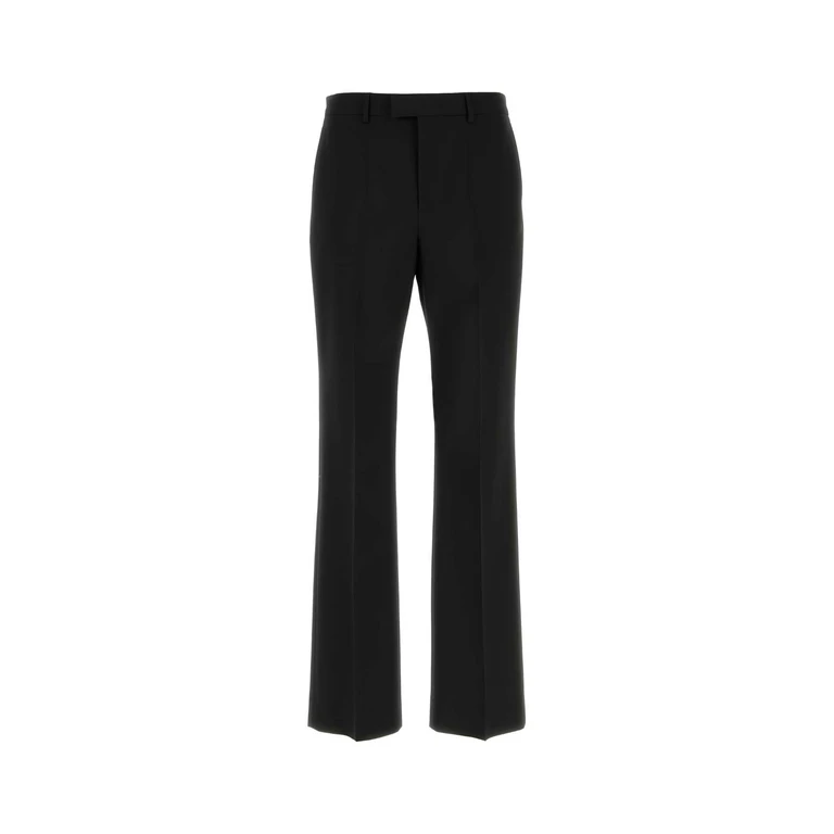 Valentino Garavani 8v0rbo94bdw 0no Nero Exterior: Virgin Wool Pantaloni