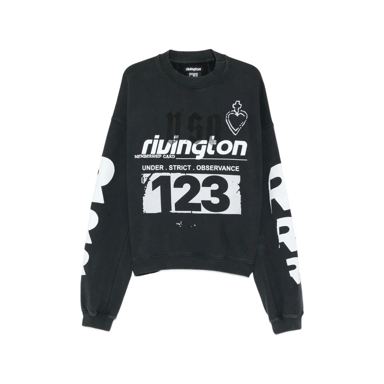 Rivington Roi Rebis Graphic-print Logo-sleeve Sweatshirt