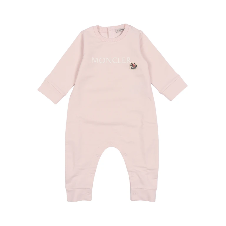 Moncler Baby ROMPER + BOX Pink Elastane Cotton - Kids