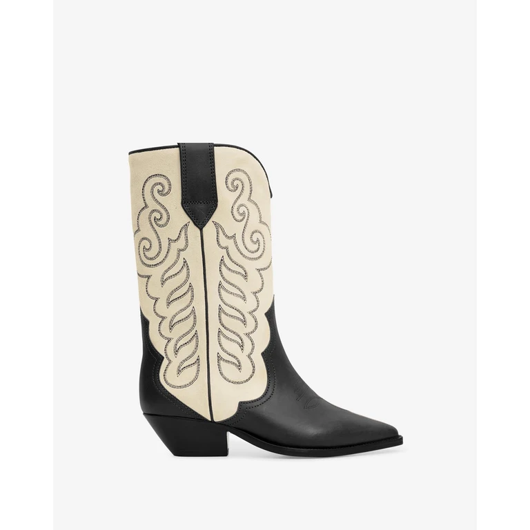 Bottes Duerto - Femme - Noir Et Écru - Taille41 - Isabel Marant