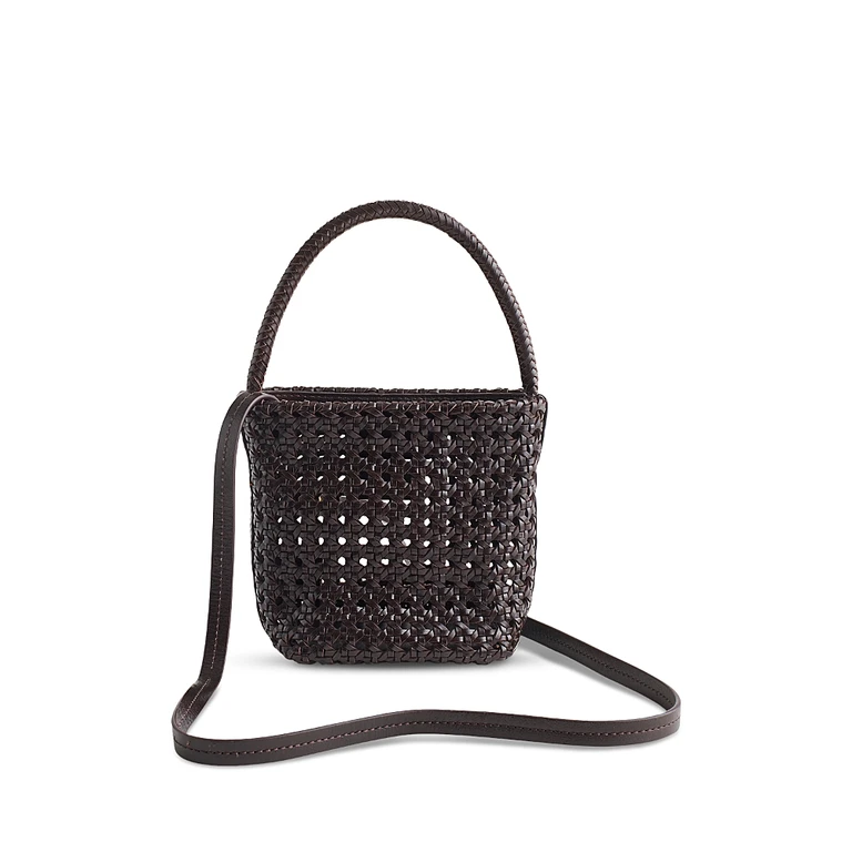 Madewell Handwoven Caned Leather Mini Bag