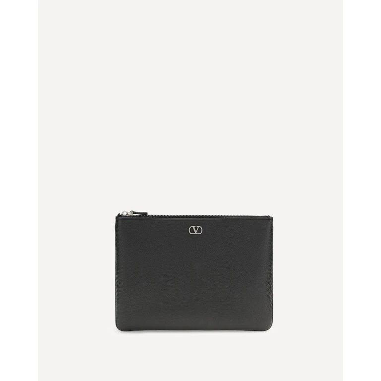 VALENTINO GARAVANI Leather Pouch Male UNI