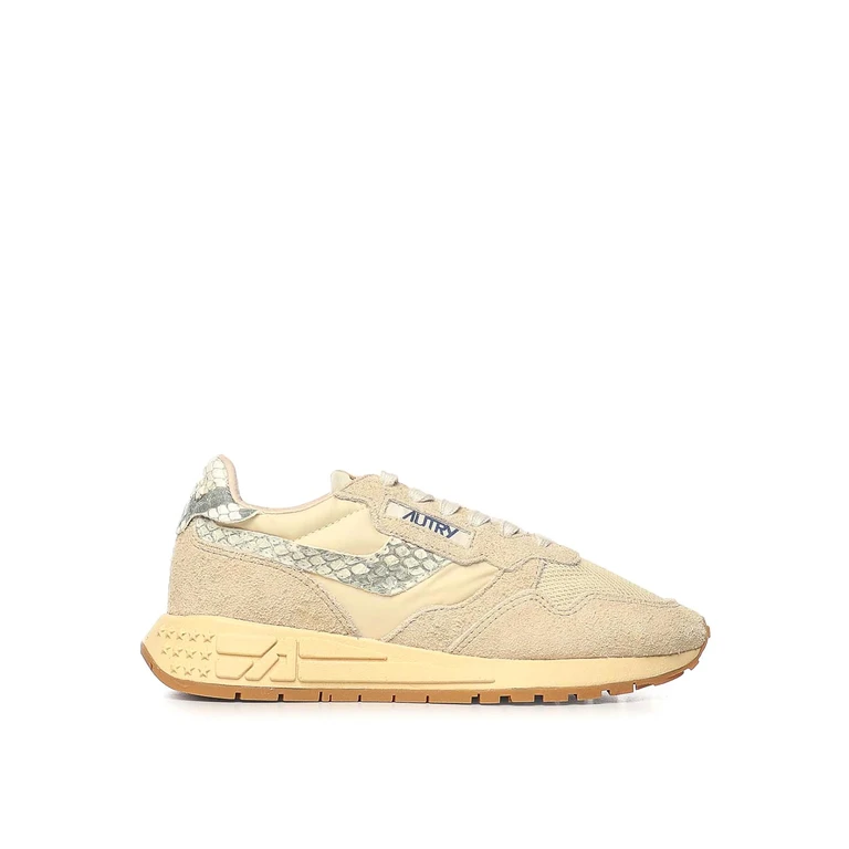 Autry Reelwind Lizard-effect Sneakers