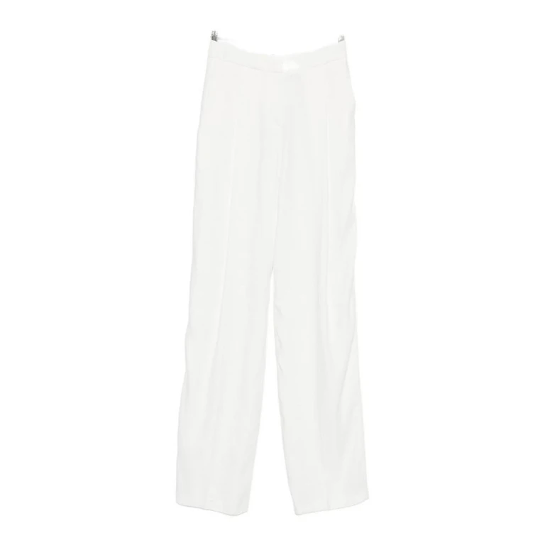 Elisabetta Franchi Pantalons Décontractés - Blanc