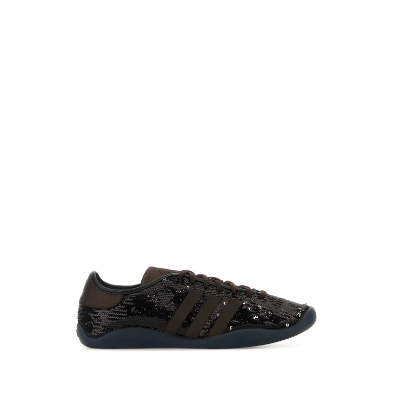 Embellished Fabric Wales Bonner X Adidas Karintha Sneakers Coreblacksilvermetdarkbrown - Men