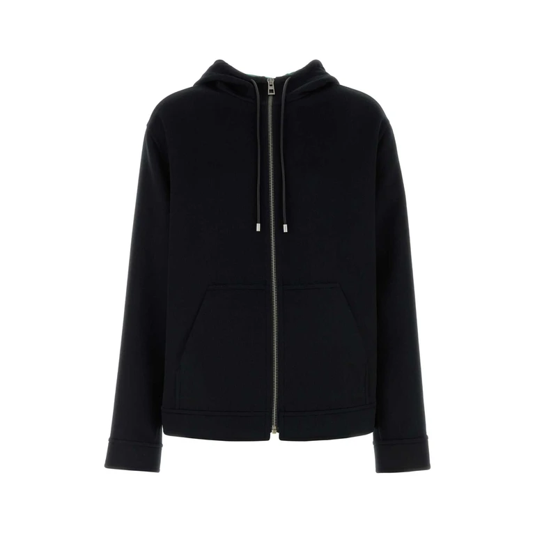Loewe Black Flannel Jacket Blackgreen Exterior: Wool Cashmere Giubbini - Men