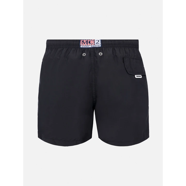 Mc2 Saint Barth Jean Lighting Pantone Lightweight Black Swim Shorts Pantone Special Edition Swimshort
