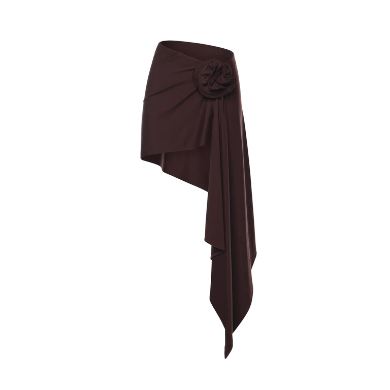 Magda Burtym Skirts Bordeaux Polyamide Elastane - Women