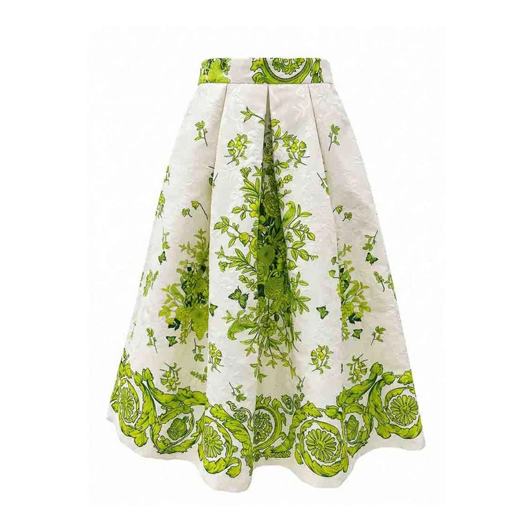 Lunatica Milano Jupe Midi - Vert