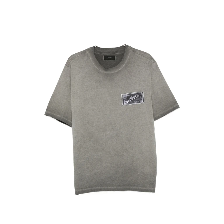 Amiri Faded Logo-patch Cotton T-shirt