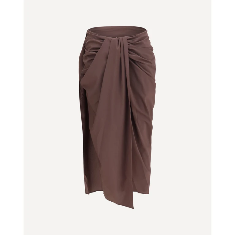 JACQUEMUS Pareo Skirt in stretch muslin Female 40