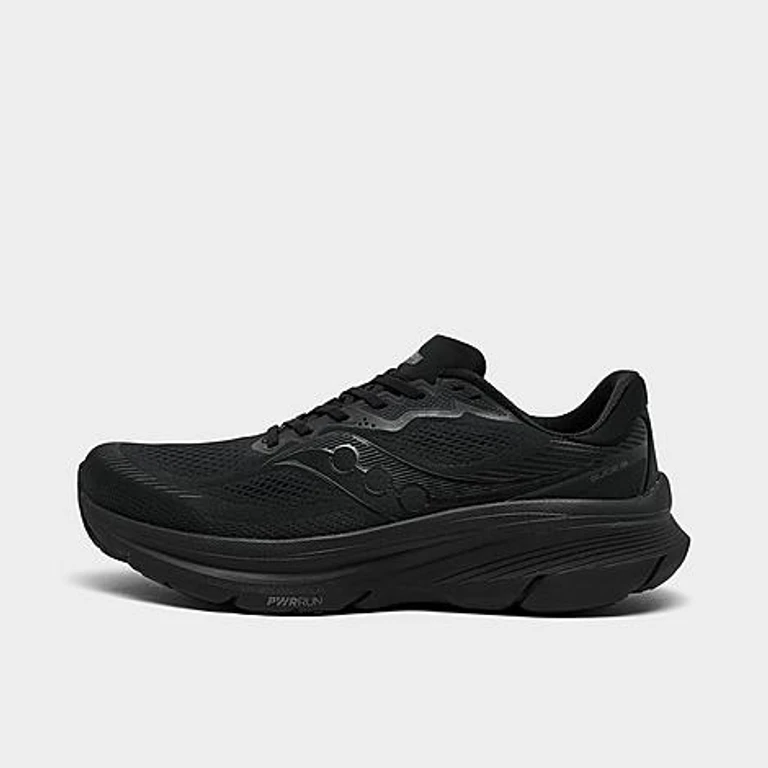 Saucony Men's Guide 19 Running Shoes in Black/Silver Size: 7.5