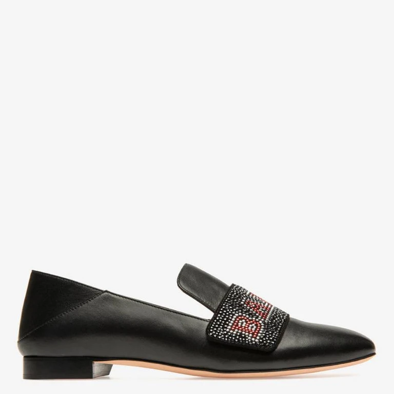 Bally Jannie Lamb Leather Slippers