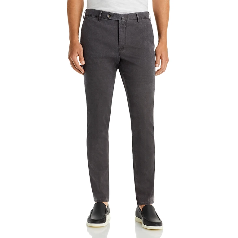 PT01 Delave Stretch Tricotine Slim Fit Dress Pants