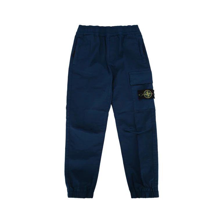 Stone Island Kids Trousers Bluemarine Capo: Cotone + Elastan Pantaloni