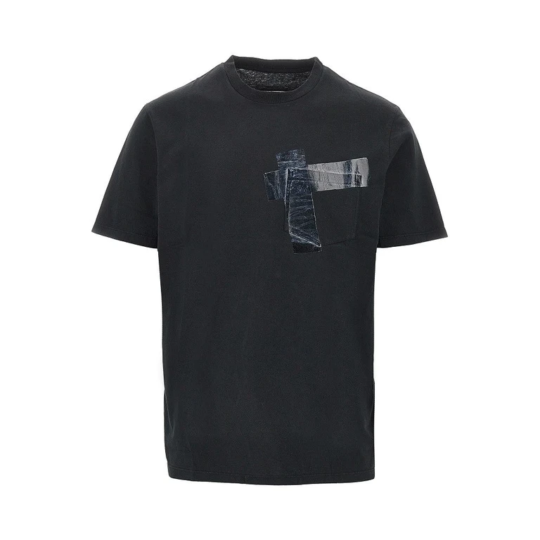 MAISON MARGIELA Taped cotton T-shirt Man S