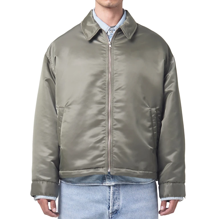 Agolde Radcliffe Regular Fit Bomber Jacket