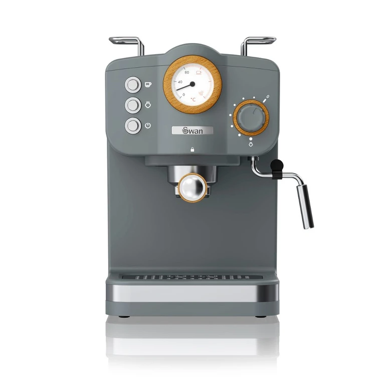 Swan Nordic Pump Espresso Coffee Machine - Gray