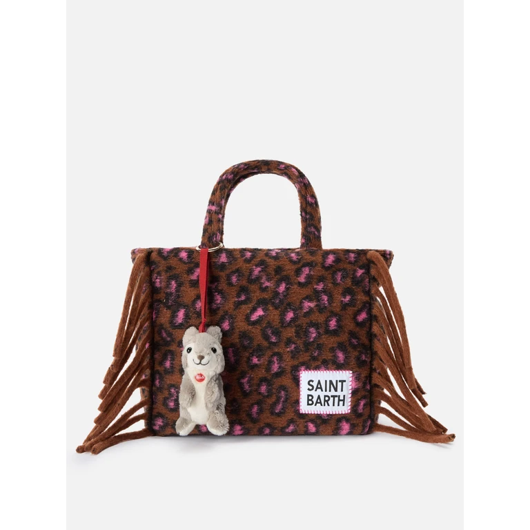 Mc2 Saint Barth Charm With Mini Plush Rabbit Trudi Special Edition Grey Small Accessories - Unisex
