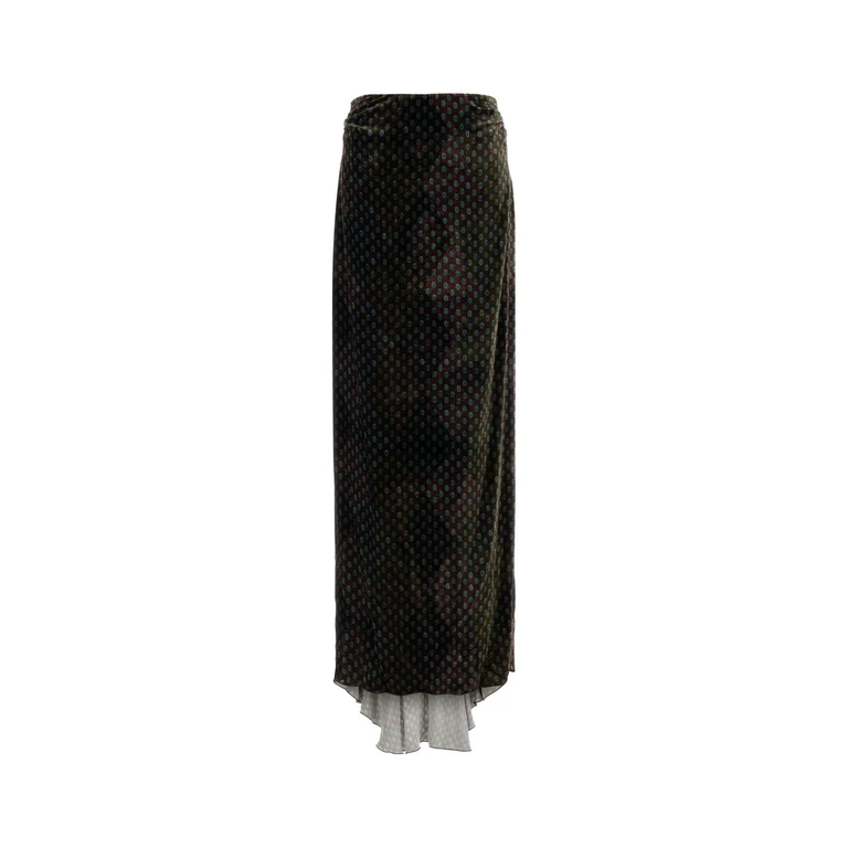 Dries Van Noten 2520108362254 606 Khaki Gonne