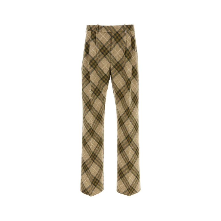 Burberry Beige Wool Pants