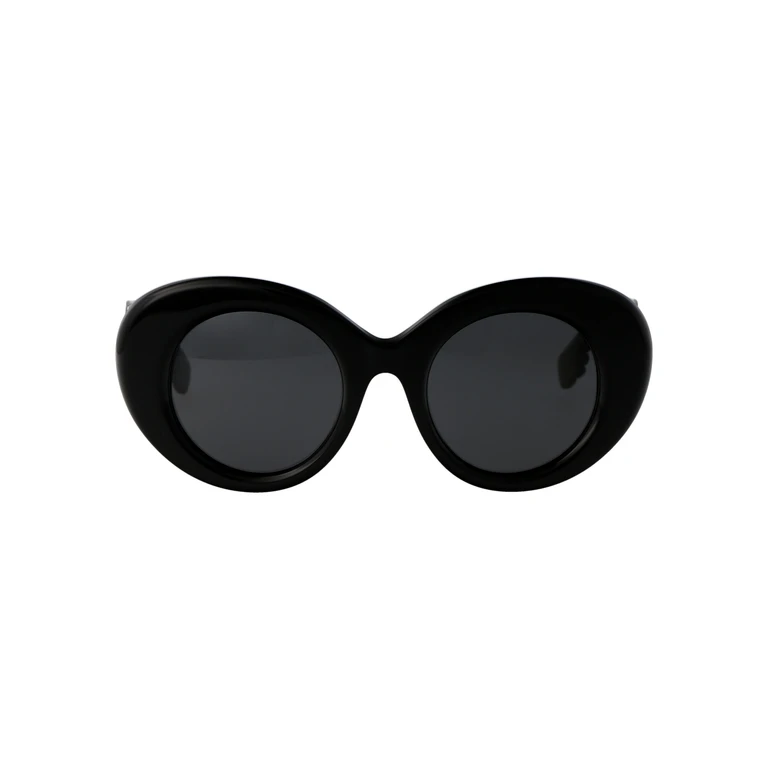 Burberry Margot Dark Grey Oval Ladies Sunglasses BE4370U 300187 49