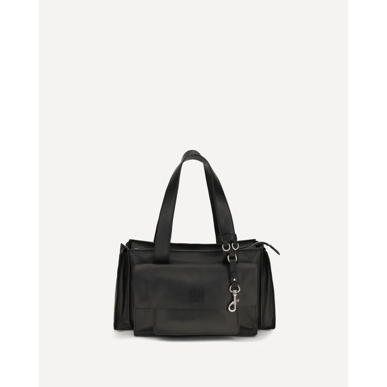 MIU MIU Utilitaire leather Shoulder Bag Female UNI