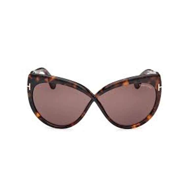 Tom Ford Beatrice Brown Butterfly Ladies Sunglasses FT1196 52E 65