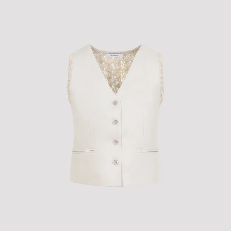 Max Mara Calibri Linen Vest