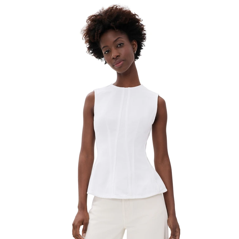 AGOLDE Corbin Shell Tank Marshmallow L
