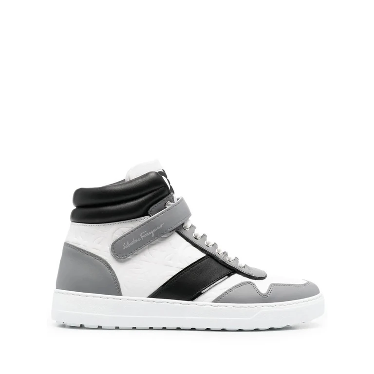 Ferragamo Mens White Sneaker Sneakers
