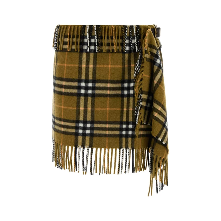 Burberry Beige Wool Skirt