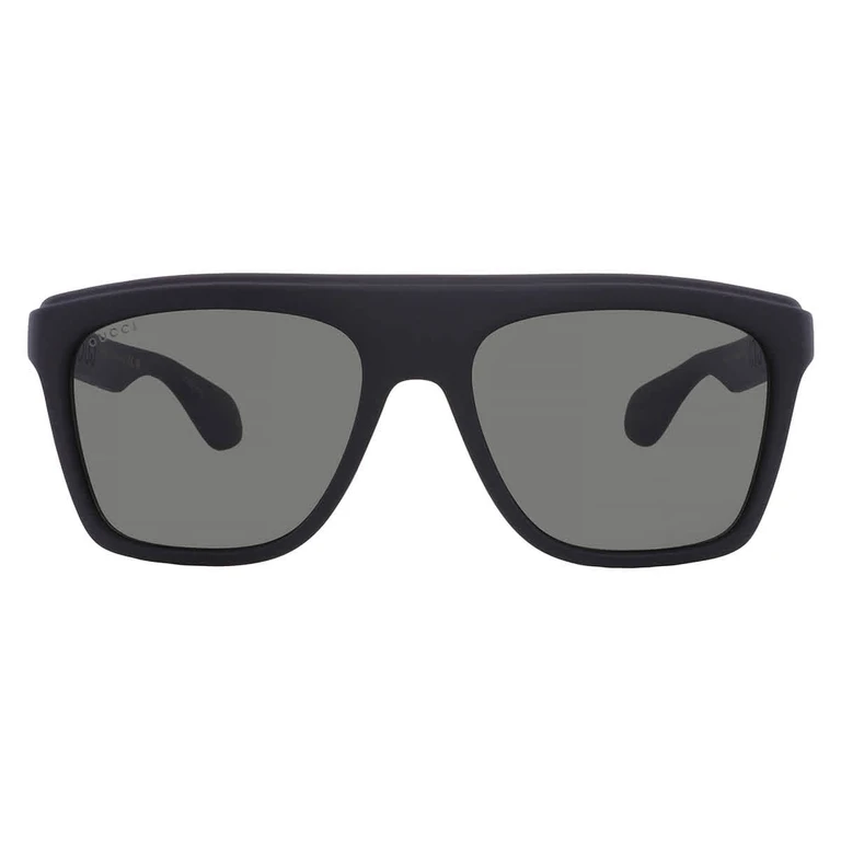 Gucci Grey Browline Mens Sunglasses GG1570S 001 57