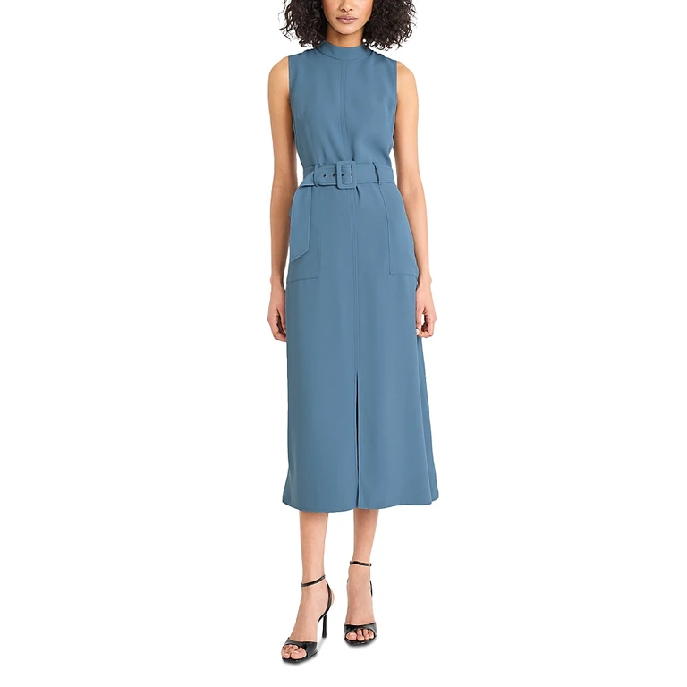 Luxely Belted Midi Dress