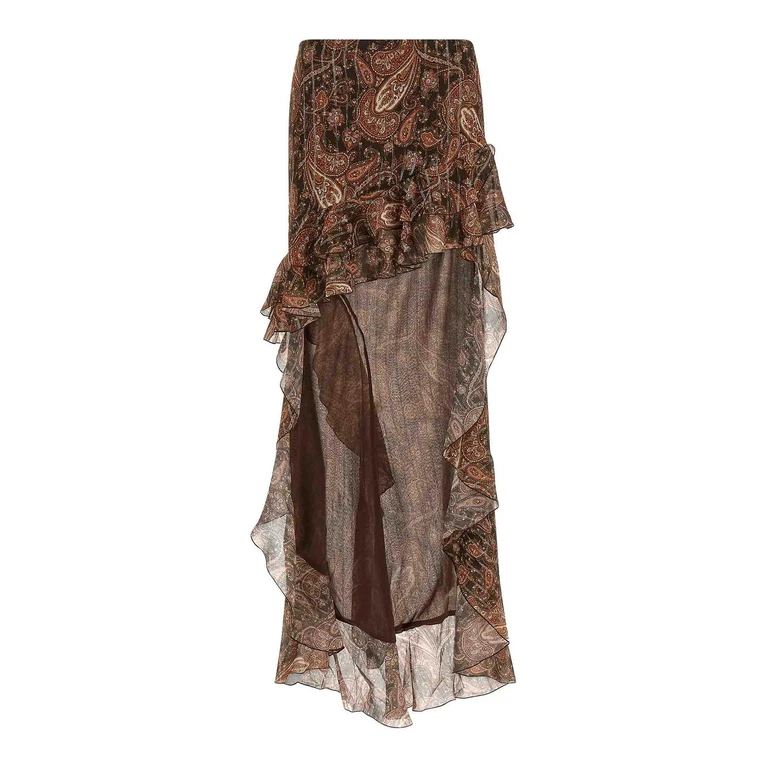 The Andamane Jupe Longue - Marron