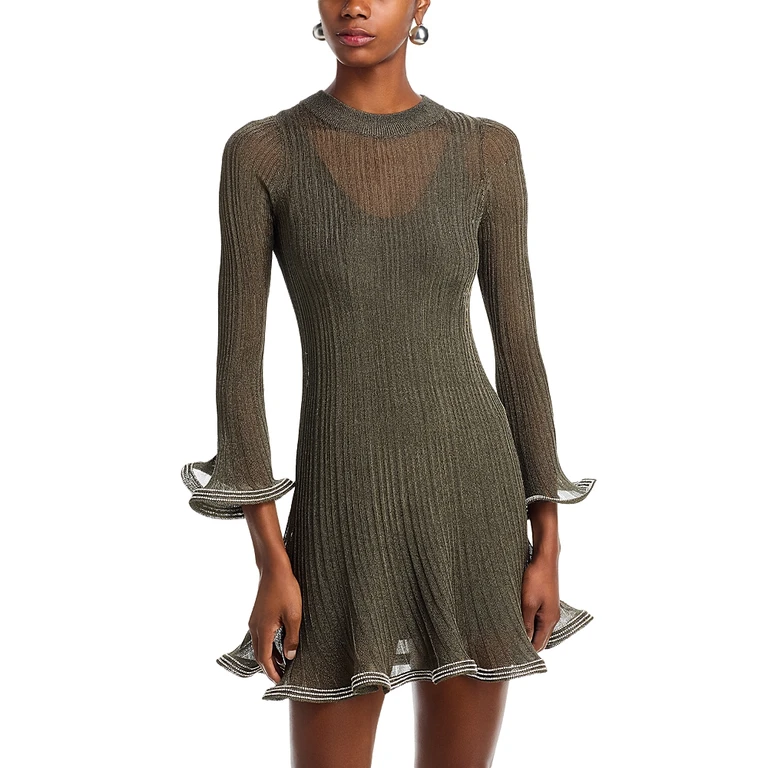 Simkhai Zelda Long Sleeve Mini Dress
