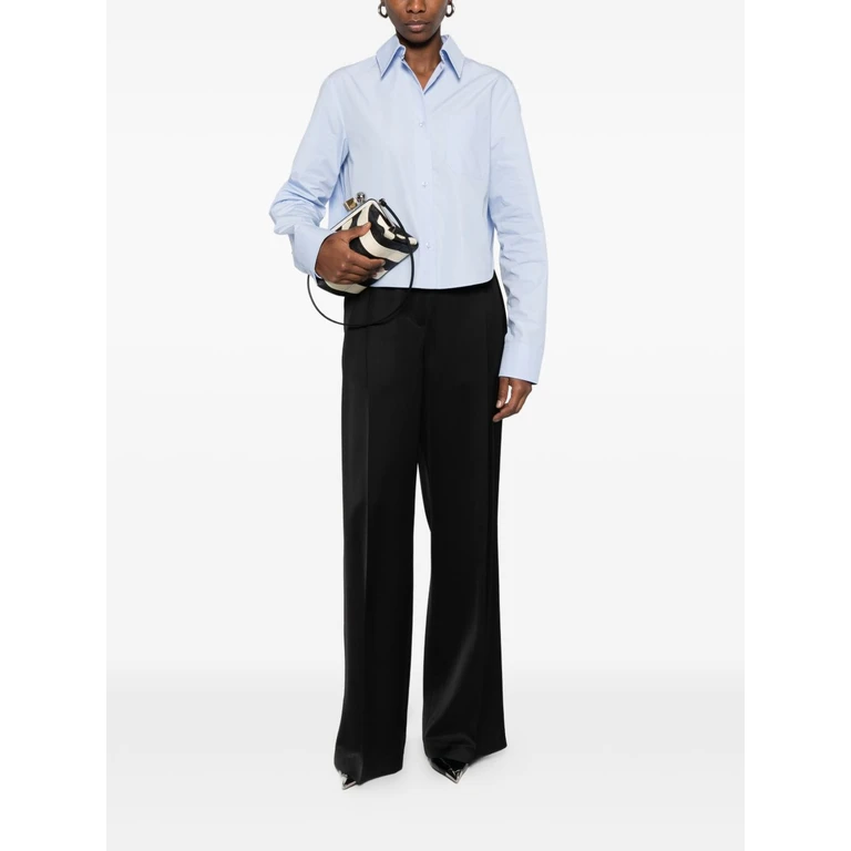 SPORTMAX PRE Shirts Clear Blue Cotton - Women