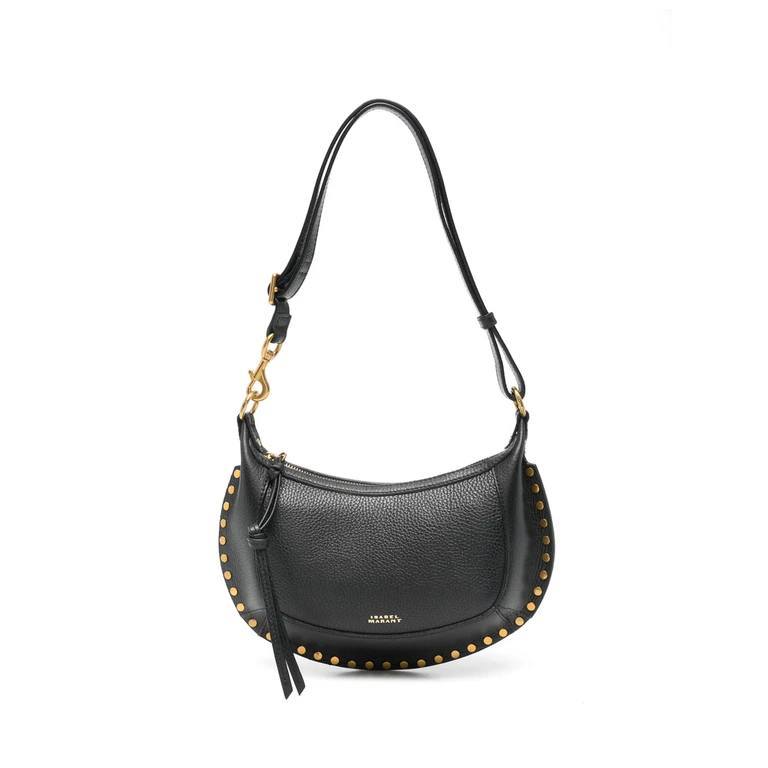 Isabel Marant Oskan Moon Stud-embellished Shoulder Bag